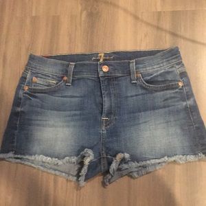 7 For All Mankind cut off shorts